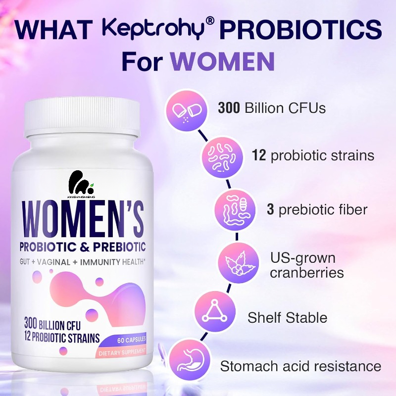 Probiotic 60 Billion - Женские вагинальные пробиотики -300 миллиардов CFU