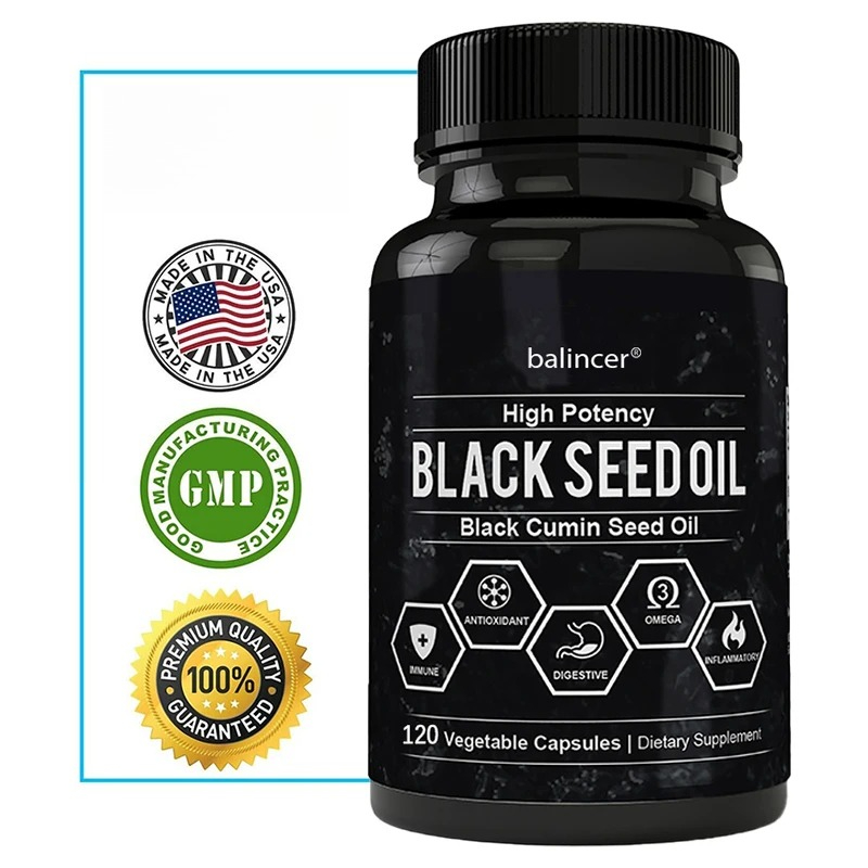 Black Seed Oil Capsule - Масло семян черного кумина-поддерживает иммунитет, сердечно-сосудистые
