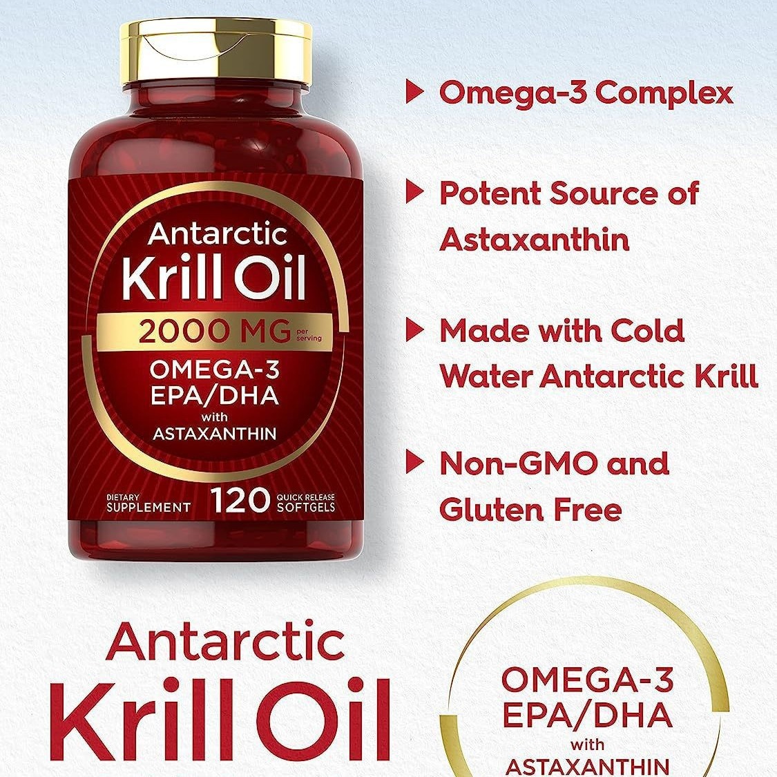 Nutrition Of Fitness - Мягкие капсулы с маслом Krill, дополняющие
