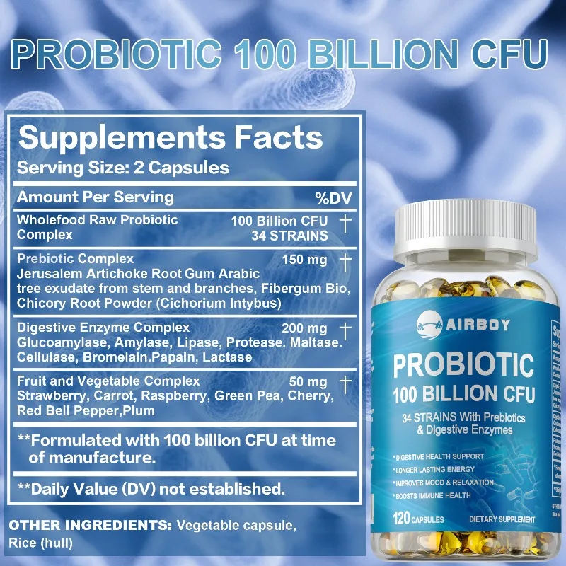 Пробиотики 100 миллионов CFU — – обзор и цена Probiotic 60 Billion