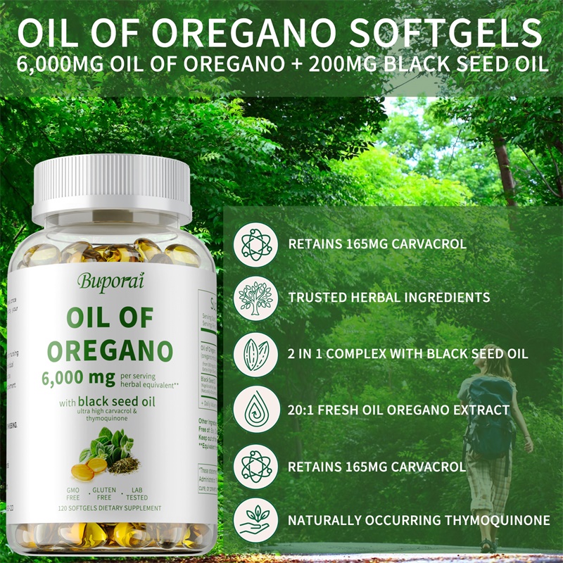 Масло Орегано - содержит масло – обзор и цена Black Seed Oil Capsule