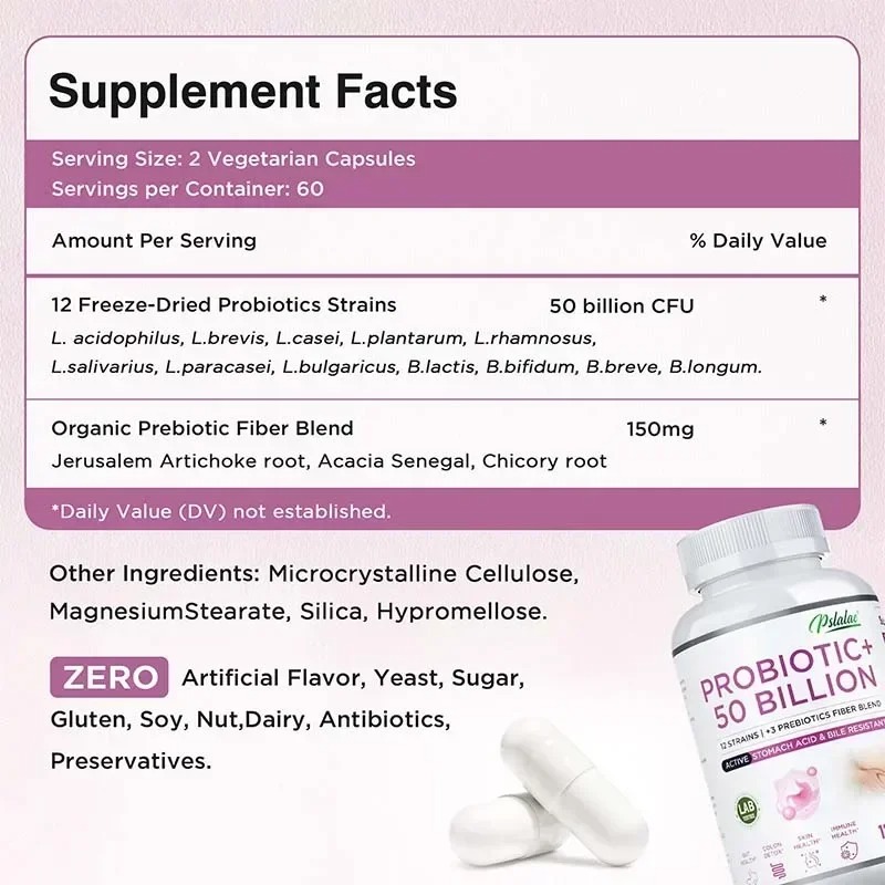 Пробиотики 50 миллиардов - спо – обзор и цена Probiotic 60 Billion