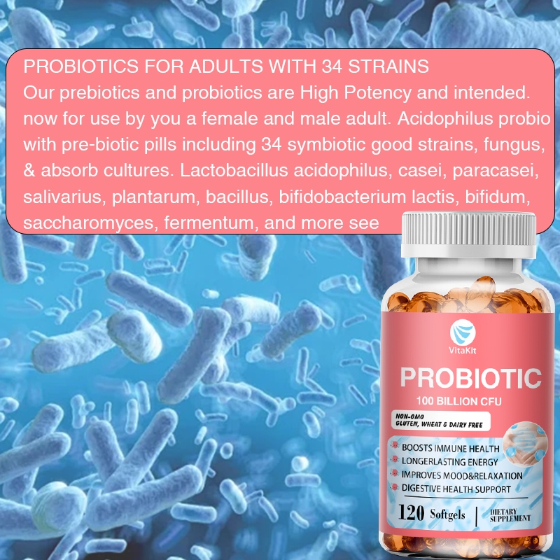Капсулы с пробиотиками, органи – обзор и цена Probiotic 60 Billion