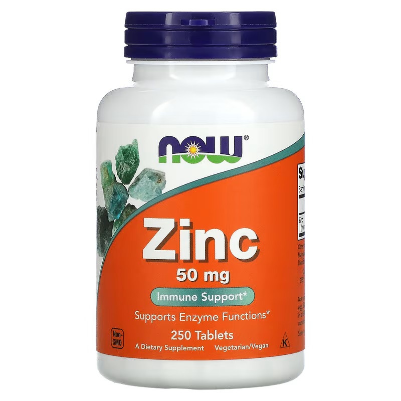 Глюконнат цинка, 50 мг, 250 та – обзор и цена Zinc Supplement 50Mg